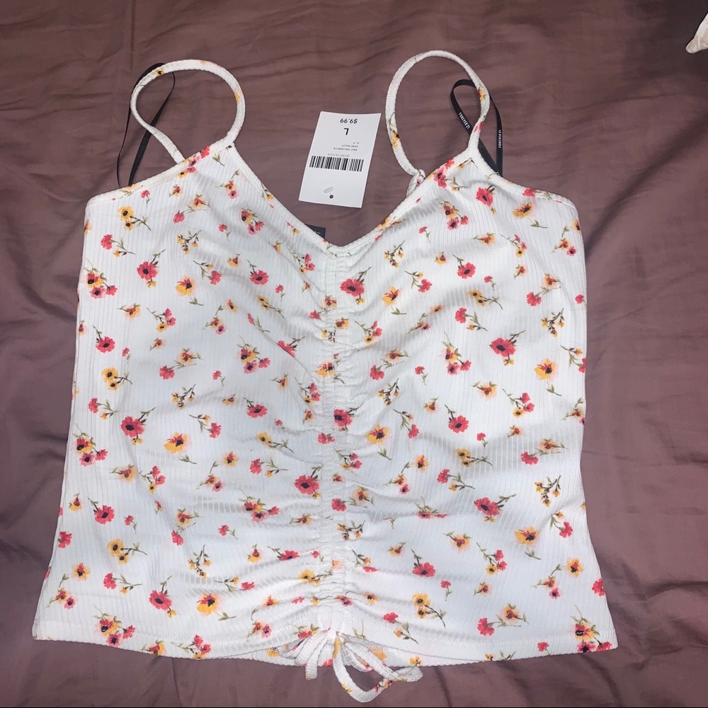 F21 Ruched Tank Top